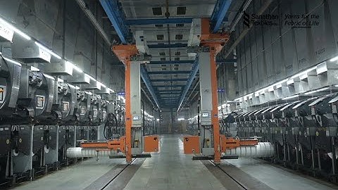 Technology and Automation at a yarn factory in India