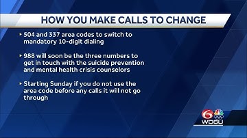 10-digit dialing will be mandatory in Metro New Orleans beginning Oct. 24