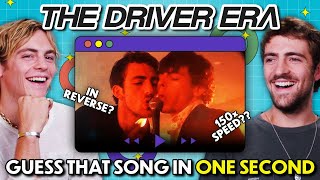 Can Ross \& Rocky Lynch Guess The Driver Era Songs in One Second?  | REACT