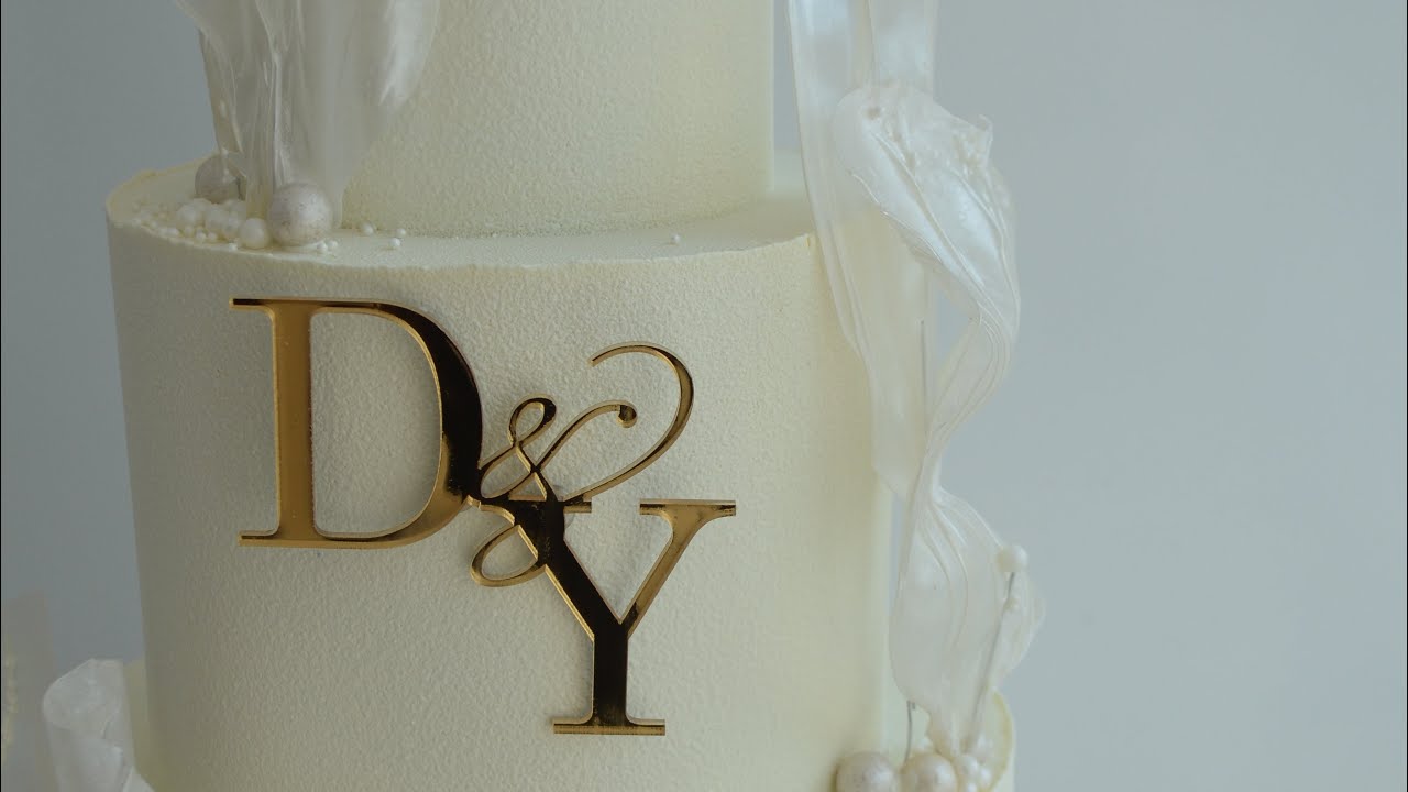 Свадебный декор торта | Рисовые паруса