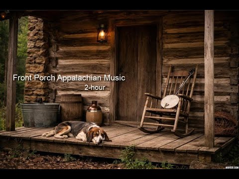 Front Porch Appalachian Instrumentals for Gardening & Relaxing | Fiddle, Banjo & Guitar | 2 Hours