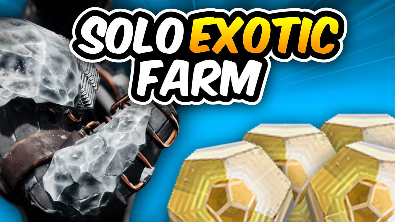How to Farm Exotics as a Solo Player & PICK YOUR EXOTIC!!!