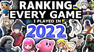 Ranking Every Game I Played in 2022 from WORST to BEST