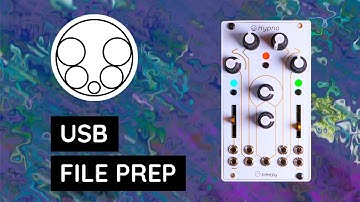 USB File Prep Quick Guide