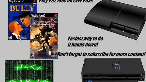 Play PS2 ISOs on CFW PS3! Super Easy!