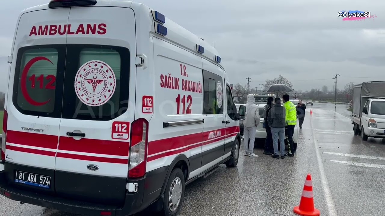 Gölyaka’da trafik kazası: 3 Yaralı