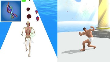 Human Run: 3D Race (IOS, Android) NEW UPDATE Gameplay Walkthrough All Levels (Level 24-26)