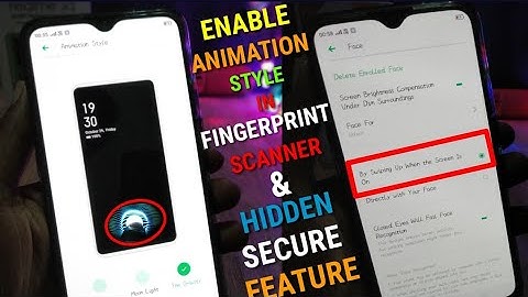 How To Change Animation Style Of Fingerprint Scanner & Hidden Face security Feature Of Realme X2🔥🔥