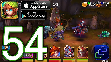 Heroes and Titans 3D Battle Arena iOS Walkthrough - Part 54 - Chapter 12: The Flametides (NORMAL)