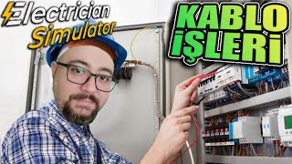 HIRSIZIN EVİNDEKİ KABLOLARI ÇALIYORUZ | ELECTRICIAN SIMULATOR !!