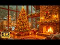 Christmas Ambience Music Fireplace 🎅🎄Relaxing Christmas Music For Stress Relief 🎁 Christmas Music
