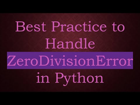 Best Practice to