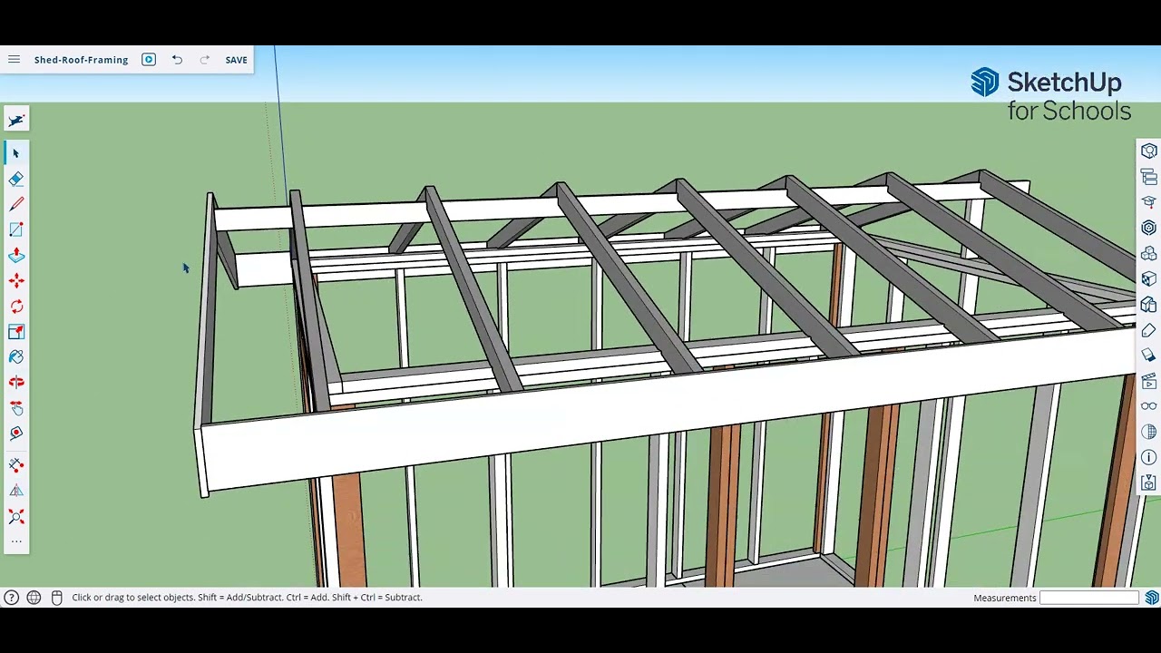 SketchUp 24 Roof Framing (Fascia) - YouTube