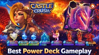 👉 90% Win Rate Power Deck 🔥 Grandmaster To Champion League Push! 💪 | Castle Crush screenshot 3