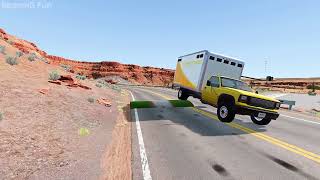 Cars vs Massive Speed Bump | BeamNG Drive Live Stream #215 | BeamNG Fun ||