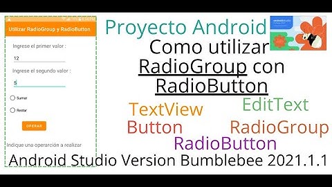 Como Utilizar RadioGroup y RadioButton en Android Studio 🆕