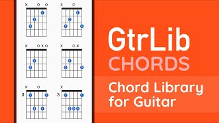 GtrLib Chords - Chord library app for guitar screenshot 2