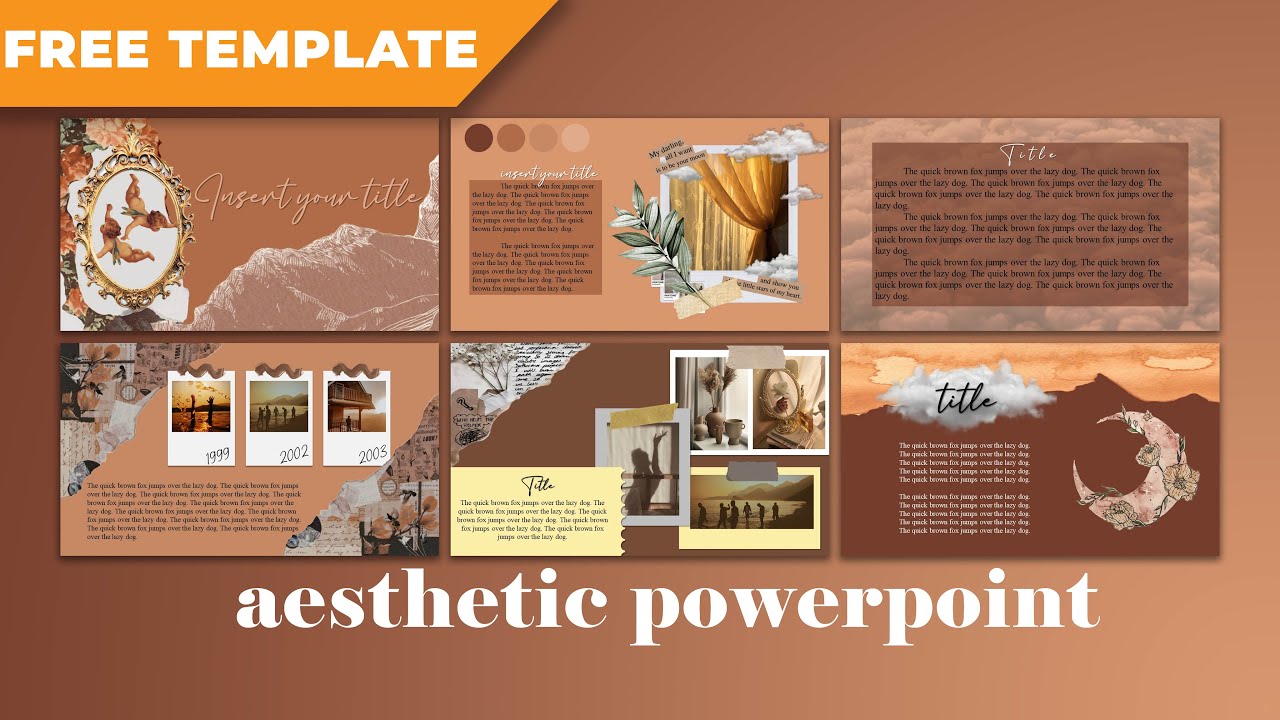 aesthetic ppt template