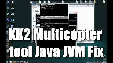KK2 Multicopter flash tool (No JVM found on system error) FIX