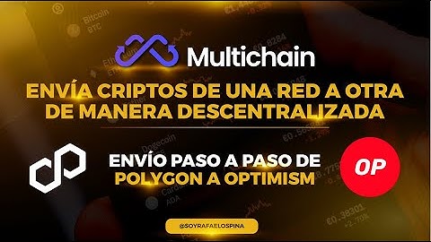 Cómo enviar CRIPTOS de una RED a otra usando un puente (BRIDGE) DESCENTRALIZADO / Multichain 👨🏻‍💻💯