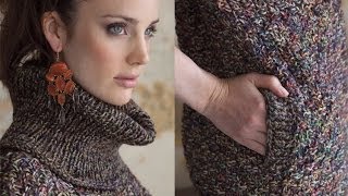 Cowl - Neck Pullover, Vogue Knitting Fall 2011