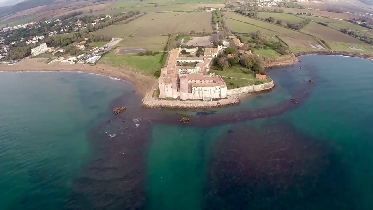 Riprese mozzafiato del Castello di Santa Severa ripreso da un Drone...