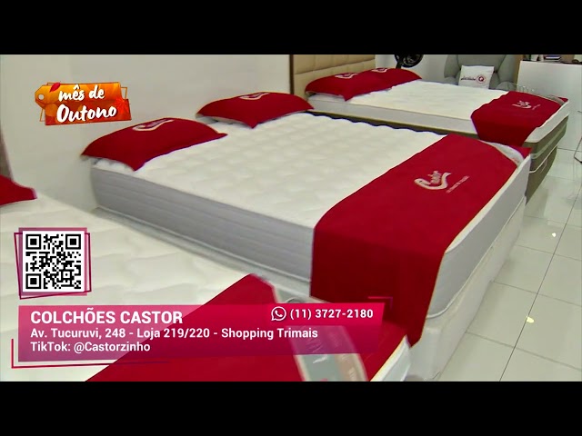Conforto para noites de sono melhores | Colchões Castor | Gazeta Shopping