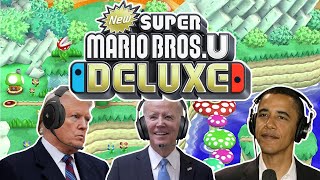 The Gamer Presidents Play New Super Mario Bros. U Deluxe World 1 12 Reupload