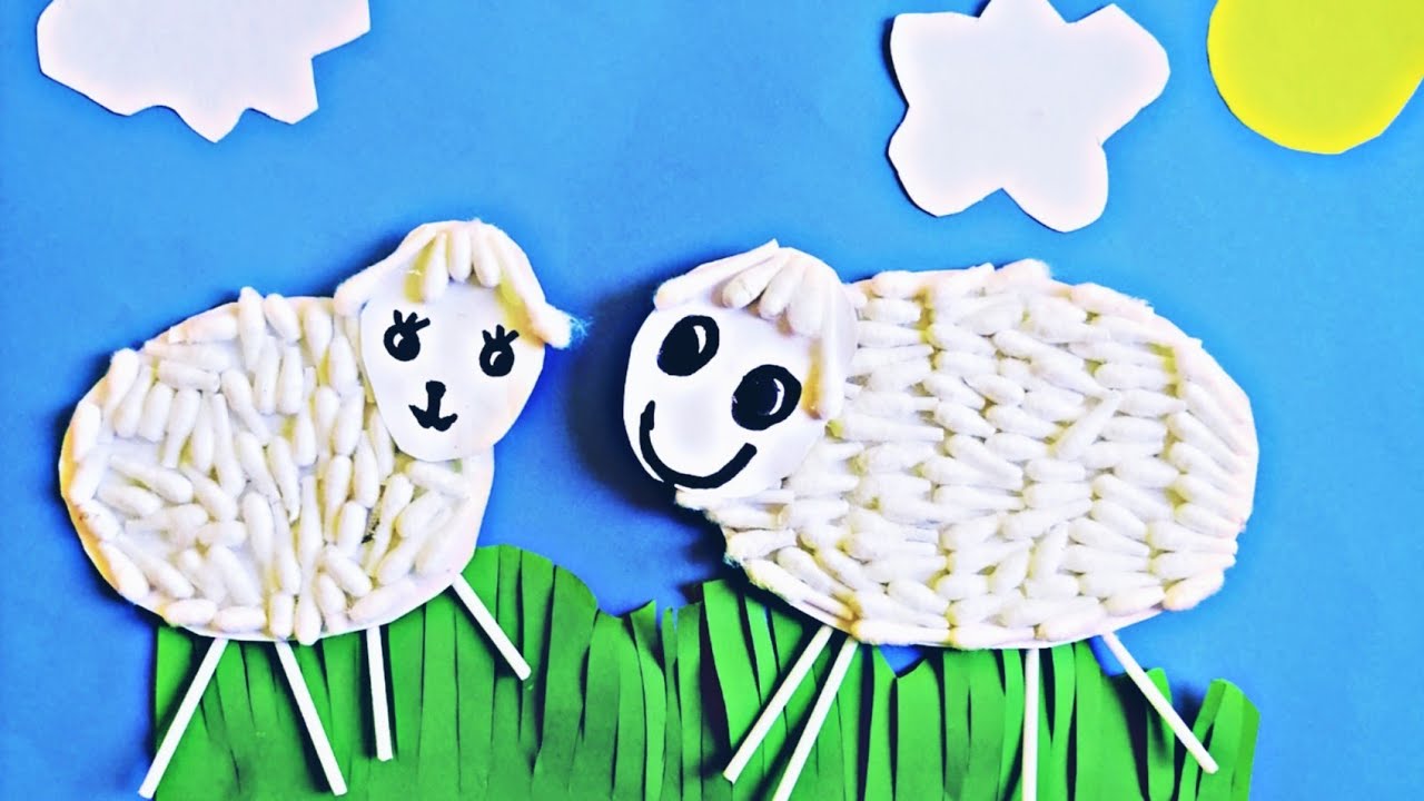How to make sheep |Sheep Craft for kids |Sheep Craft Ideas |Sheep art