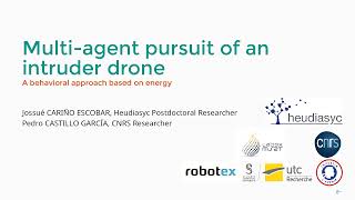 Multi-Agent Pursuit Of An Intruder Drone A Behavioral Approach Based On Energy. Scenario A