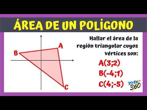 Geometría Analítica - ÁREA DE UN TRIÁNGULO (Ejercicio 01) - YouTube