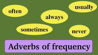 Adverbs of frequency.  Наречия частоты в английском языке.