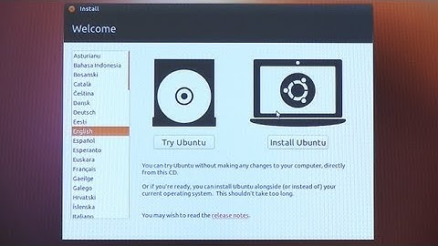 Ubuntu Linux Install