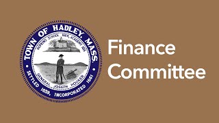 Finance Committee, April 21, 2021