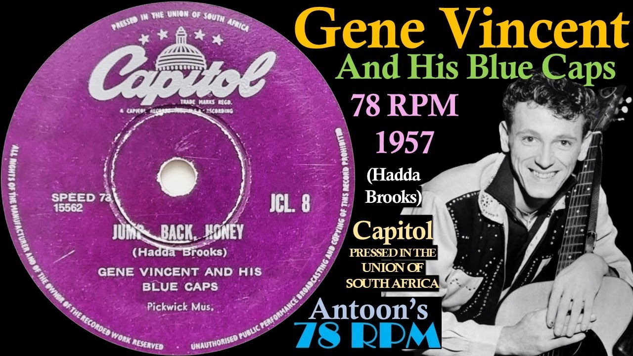 Gene Vincent | Jump Back, Honey | Capitol 78 rpm | 1957 South