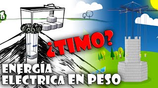 ALMACENAR ELECTRICIDAD en PESO o BLOQUES ¿TIMO? ⚡ | ALMACENAMIENTO GRAVITACIONAL de ENERGÍA 1