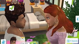 7 Whole Minutes Of The Sims Kissing The Sims Mobile