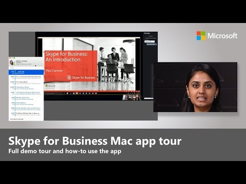 A quick tour of Skype for Business on Mac