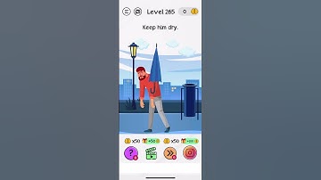 Braindom Level 265 Keep him dry Answer