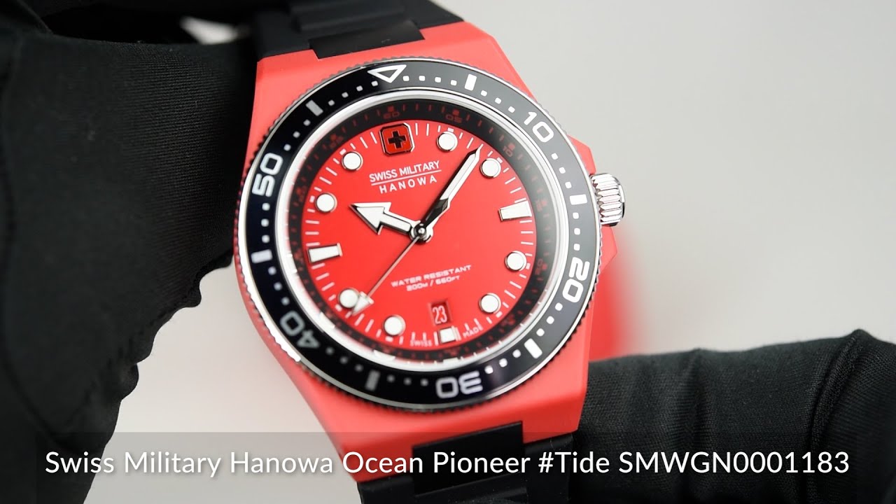 Swiss Military Hanowa Ocean Pioneer #Tide SMWGN0001183 - YouTube