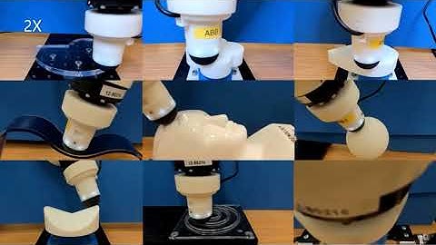 Collage of robot touch - Demonstration of deep learning for tactile sensing