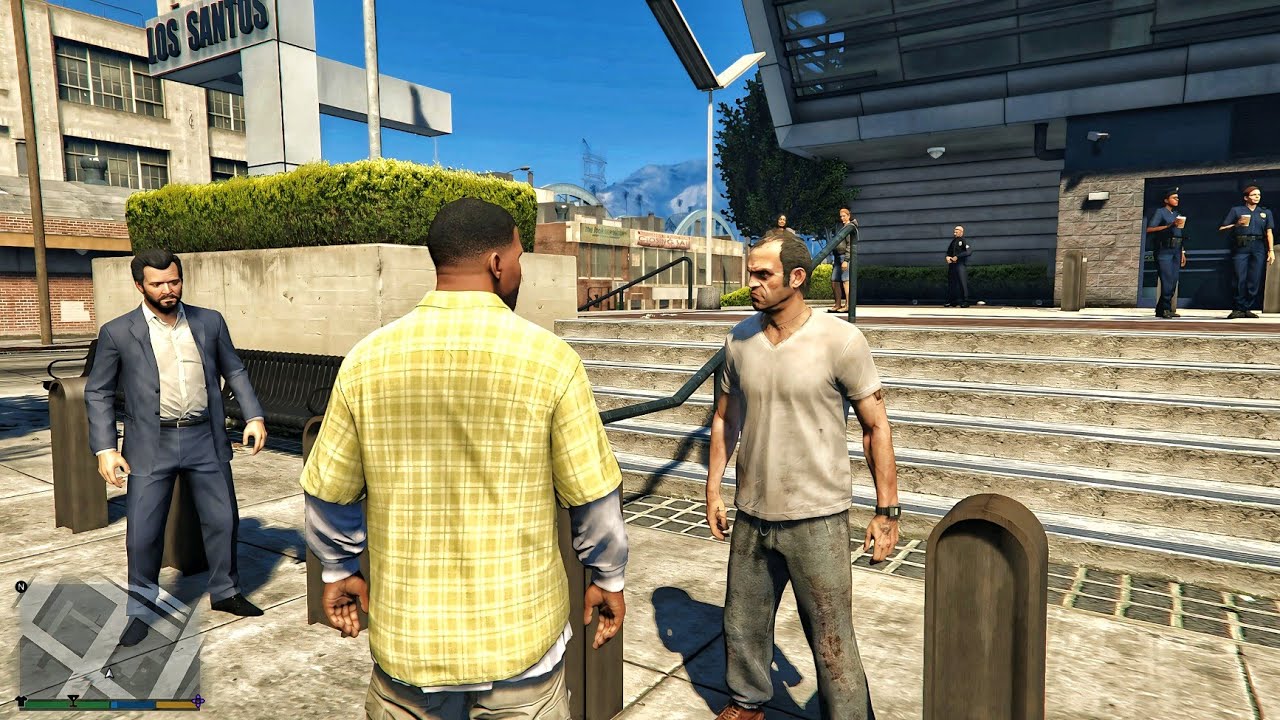 GTA V - Franklin Teams Up with Michael & Trevor for a Big Adventure… But Michael Has Other Plans!