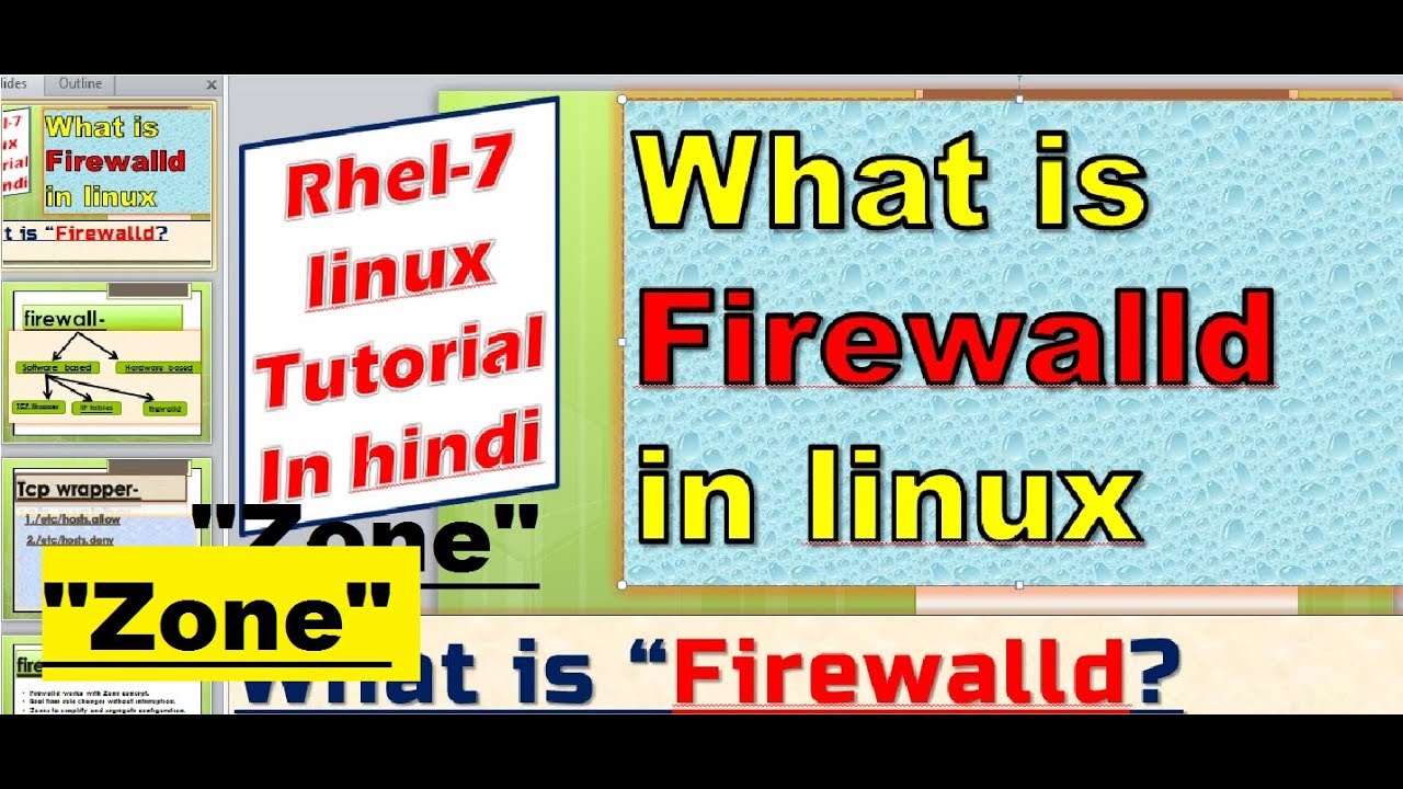 Firewalld and its zones in Linux in Hindi YouTube