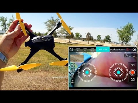 Hubsan H507A GPS FPV Waypoint Follow Me Drone Flight Test Review