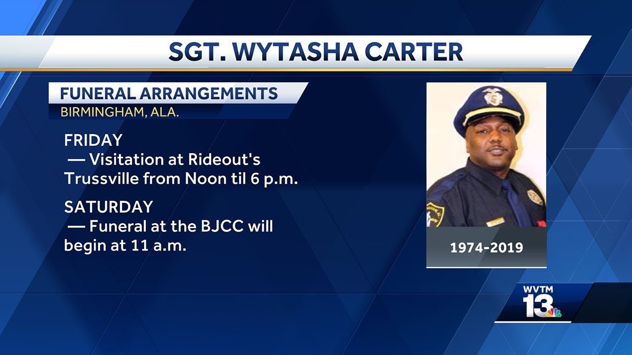 Funeral arrangements for slain Birmingham police officer - YouTube