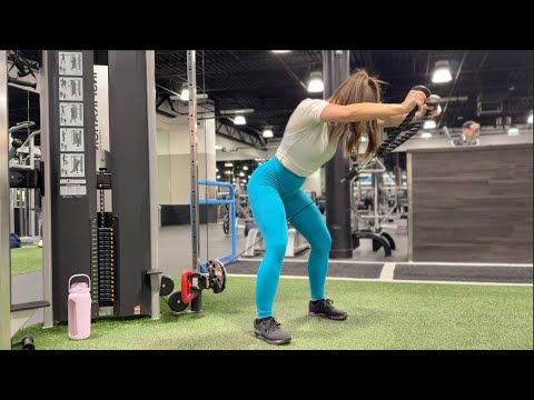 Cable Rope Front Raise - YouTube