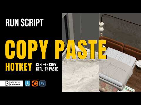 How to Use Copy Paste Script in 3ds Max | Hindi Tutorial