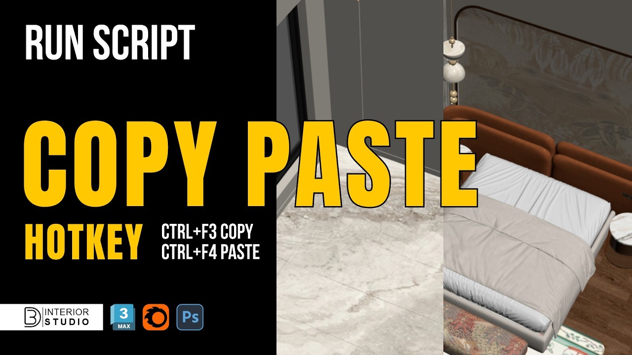 How to Use Copy Paste Script in 3ds Max | Hindi Tutorial - YouTube