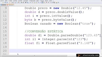Universidade XTI - Curso Online Java - Aula 010 - Wrapper Classes Envólucros de Tipos Primitivos