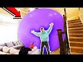 WORLD'S BIGGEST BALLOON CHALLENGE! (40+ FT)